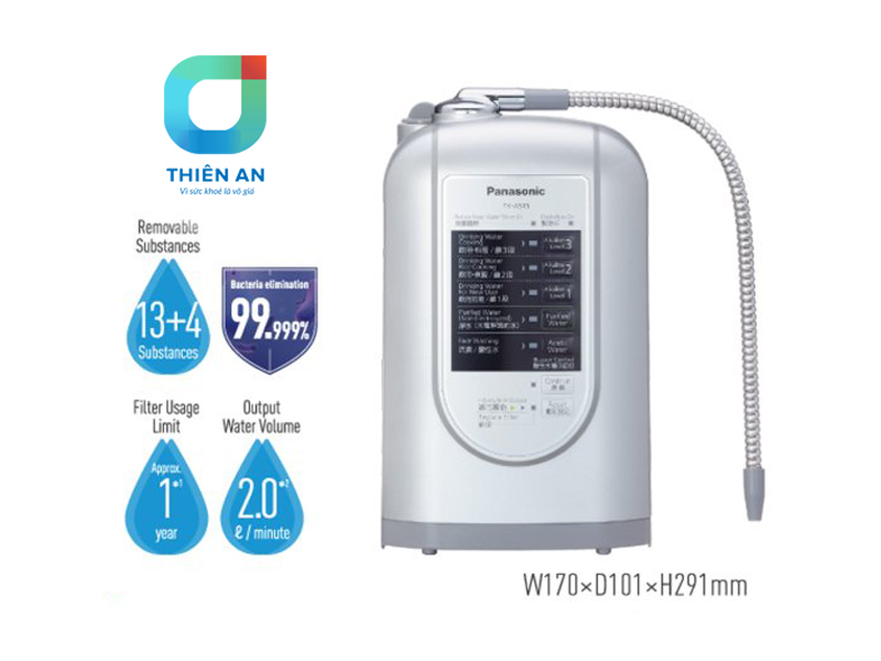 Máy tạo nước Ion kiềm giàu Hydro Panasonic Tk - AS45